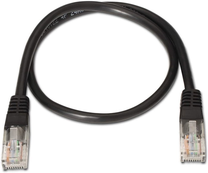 Aisens Cable de Red Cat.6 UTP AWG24 1m Negro
